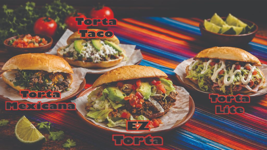 Mexican tortas made with toasted bread, savory meat, and fresh toppings at Easy To Go Tacos in Brownsville, TX.